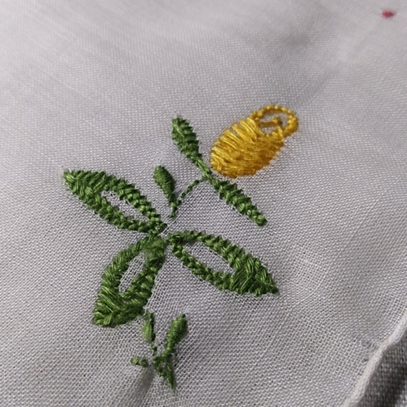 York Street Embroidered in Madeira Hankie - Picture 2 of 8